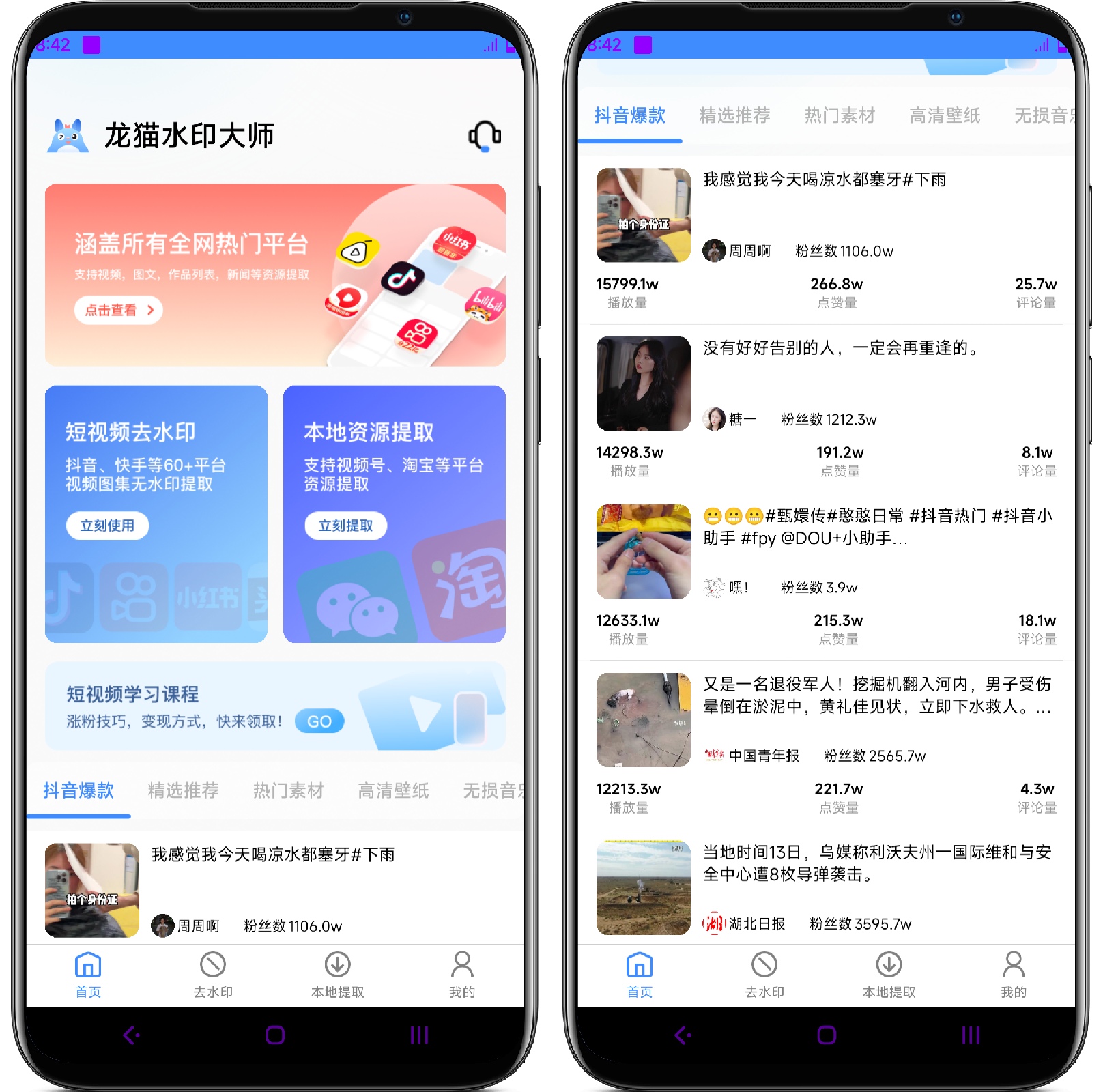 图片[1]-龙猫水印大师 Ver.3.0.4 无水印视频解析 - 果核智能-果核智能
